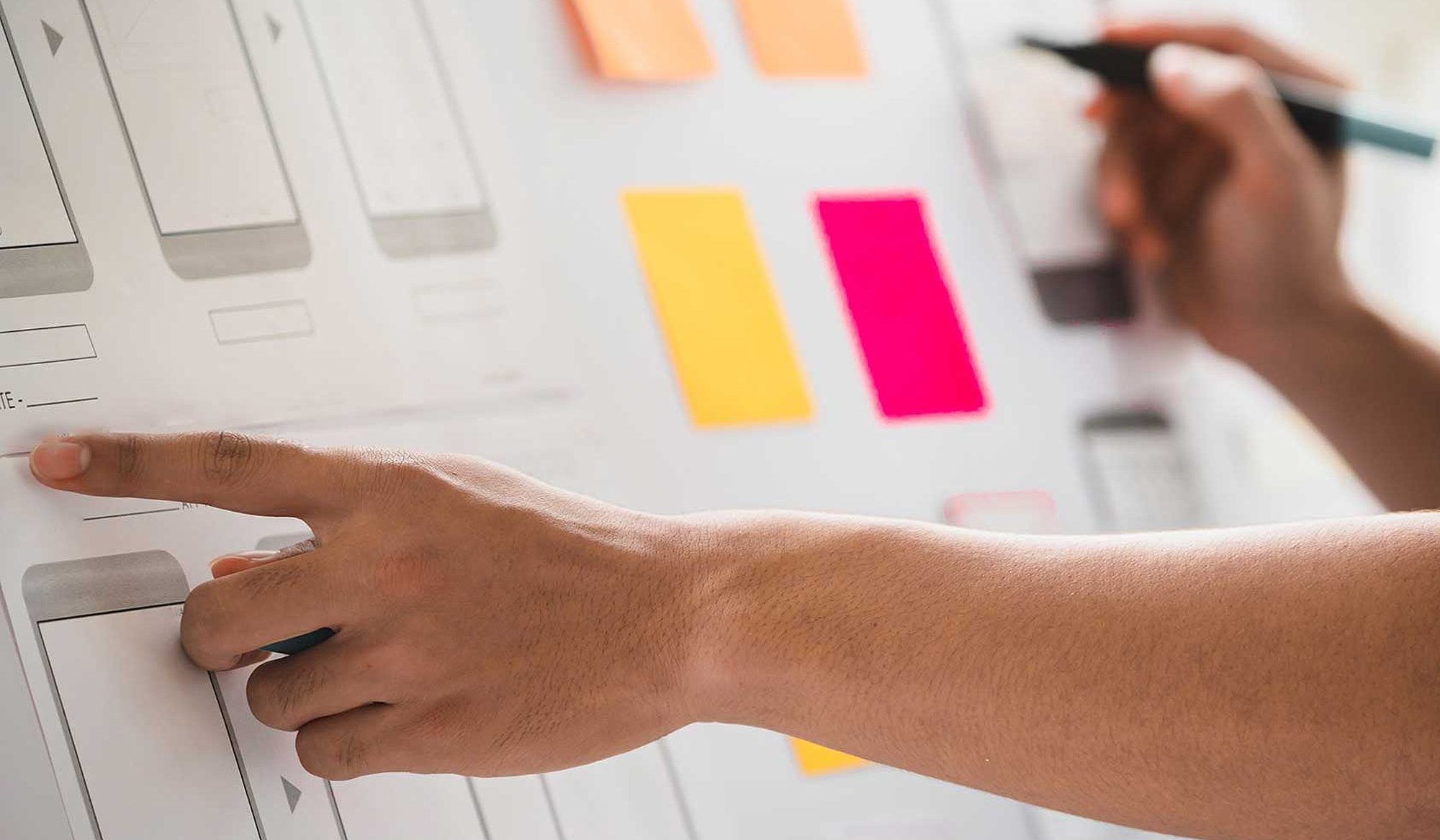 Modern web design workspace showcasing creative digital solutions in Singapore.