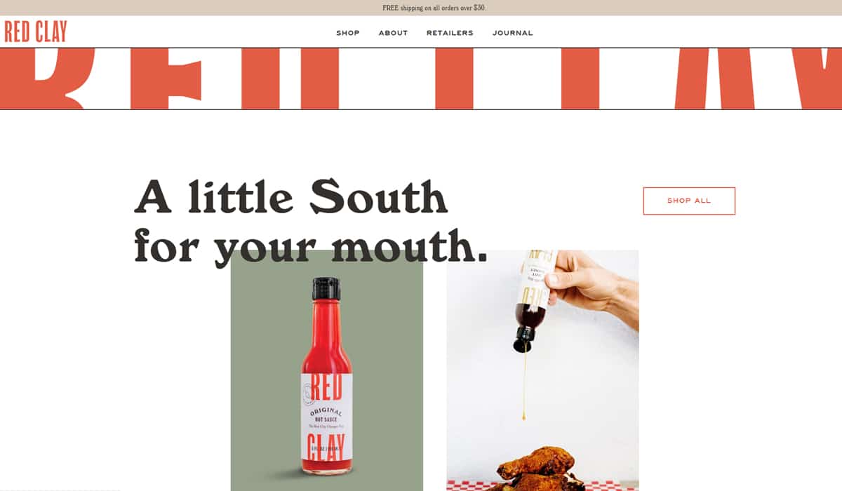 Corporate website design example