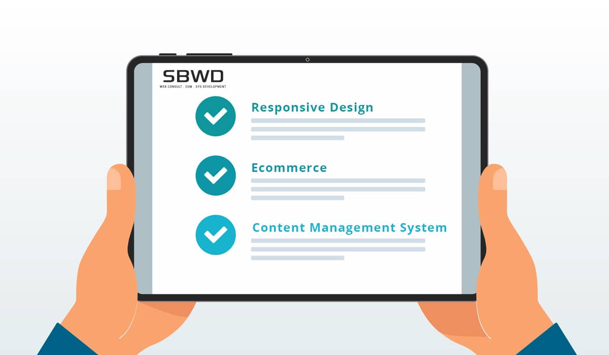 Range of website services graphic