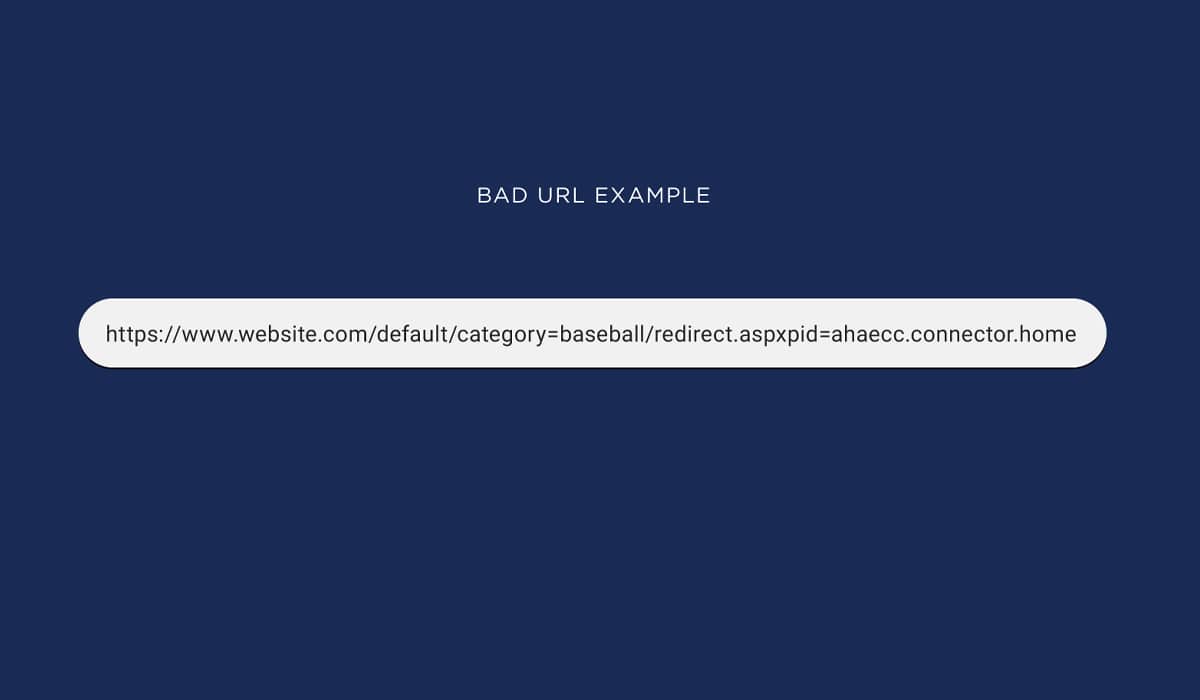 Website URL structure illustration for enhancing Singapore web design SEO strategy