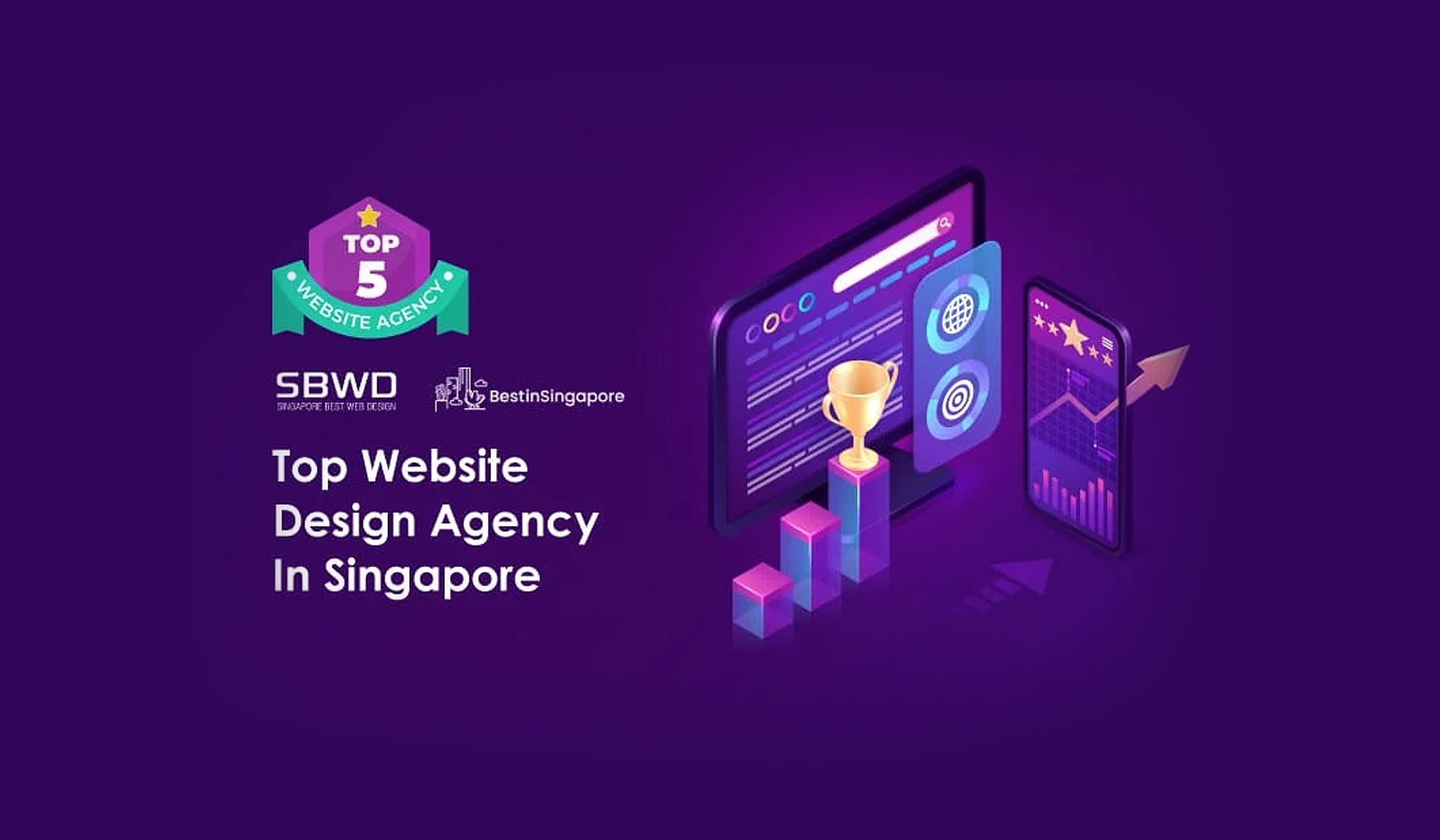 Top website design agency recognised among the best in Singapore.