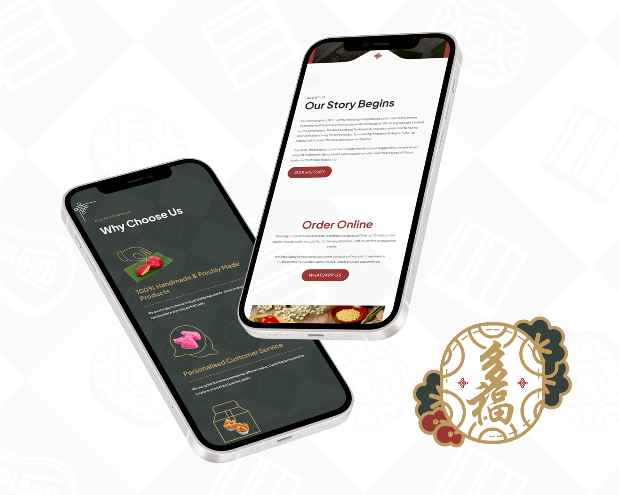 Mobile-friendly web design for a modern Singaporean business interface.