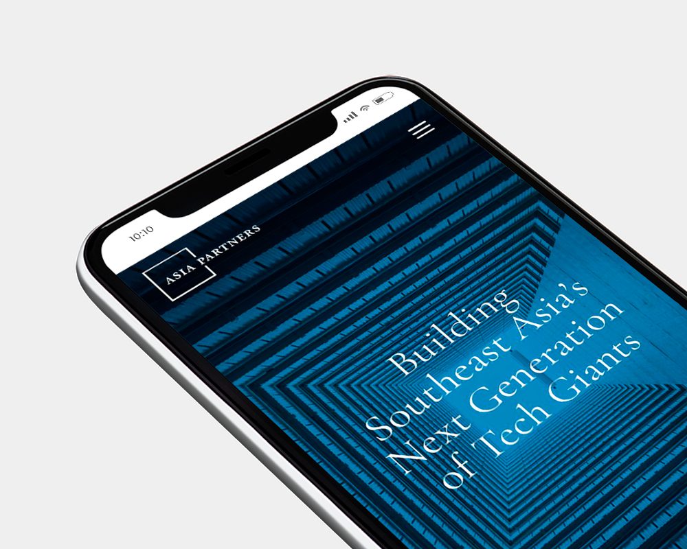 Asia Partners website design