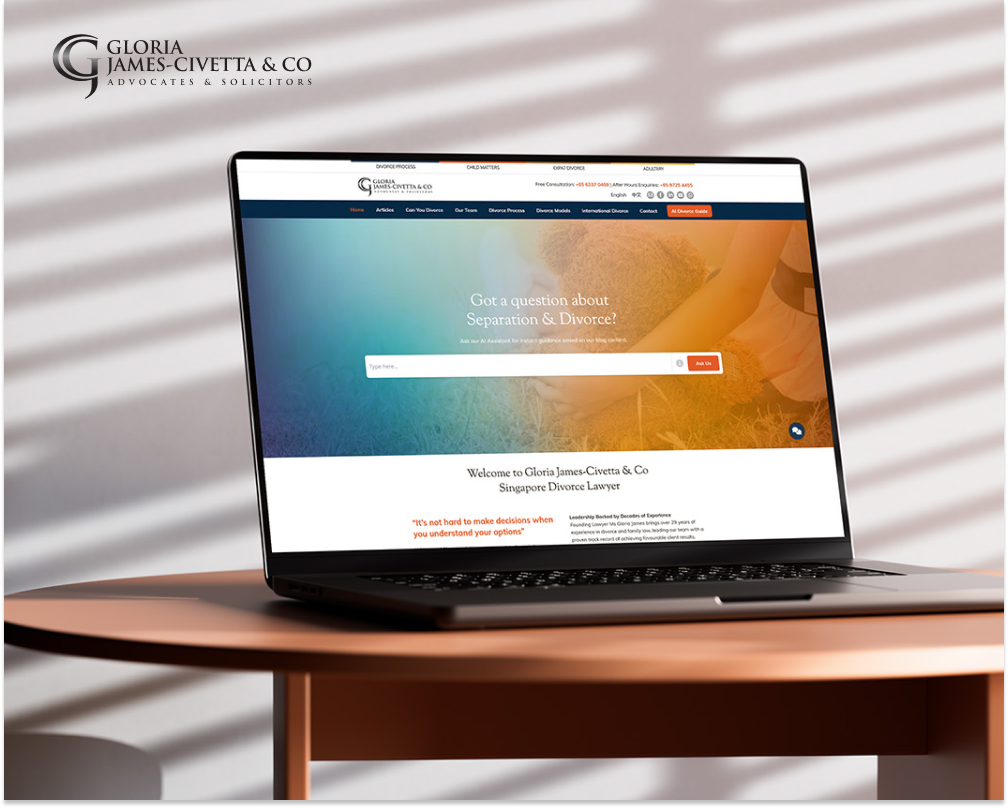 Modern Singapore web design graphic conveying creativity and technological innovation