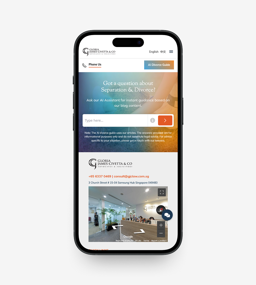 Modern Singaporean web design showcasing innovative digital creativity.