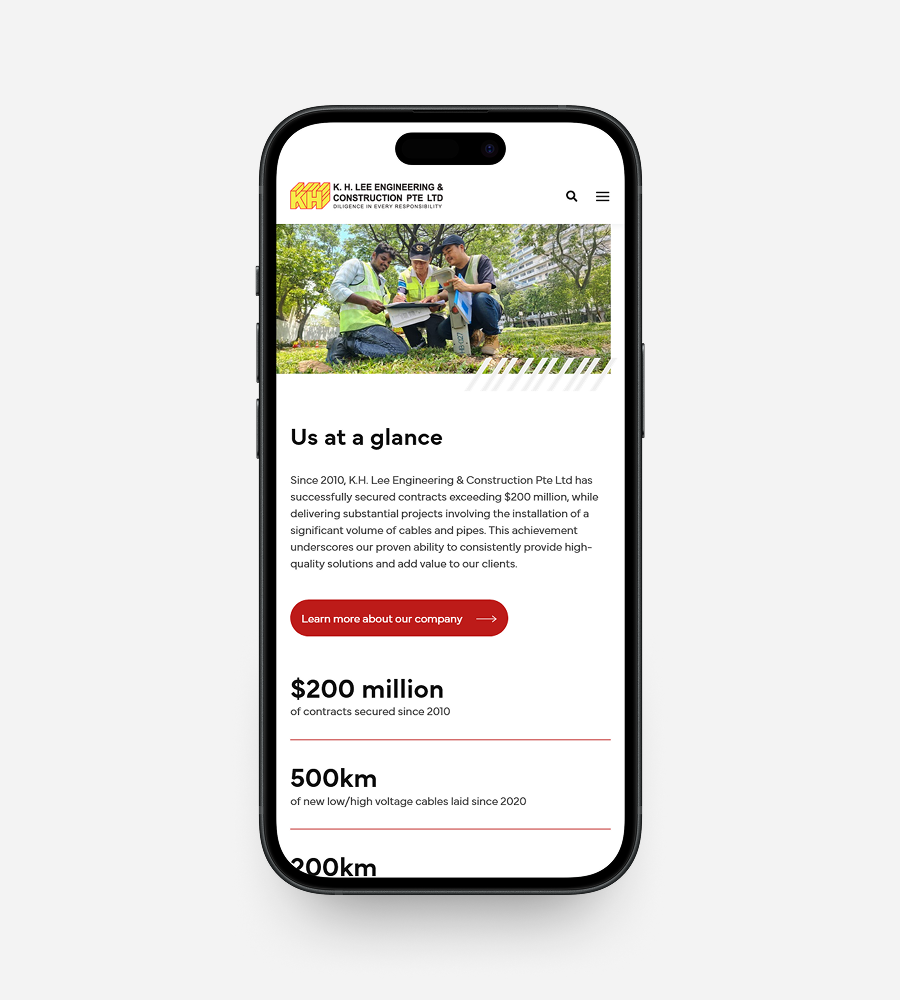 Modern Singaporean web design showcasing sleek and user-friendly digital solutions.