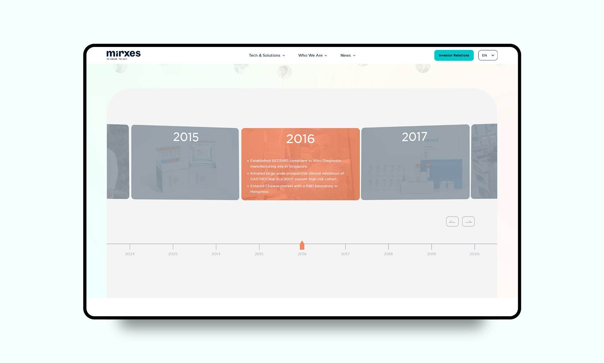Innovative Singapore web design showcasing technology-driven solutions.