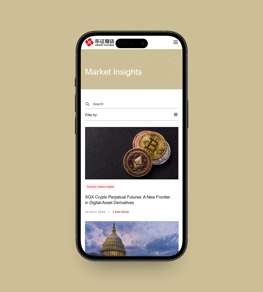 Modern and sleek mobile web design interface concept by Singapore Web Design.