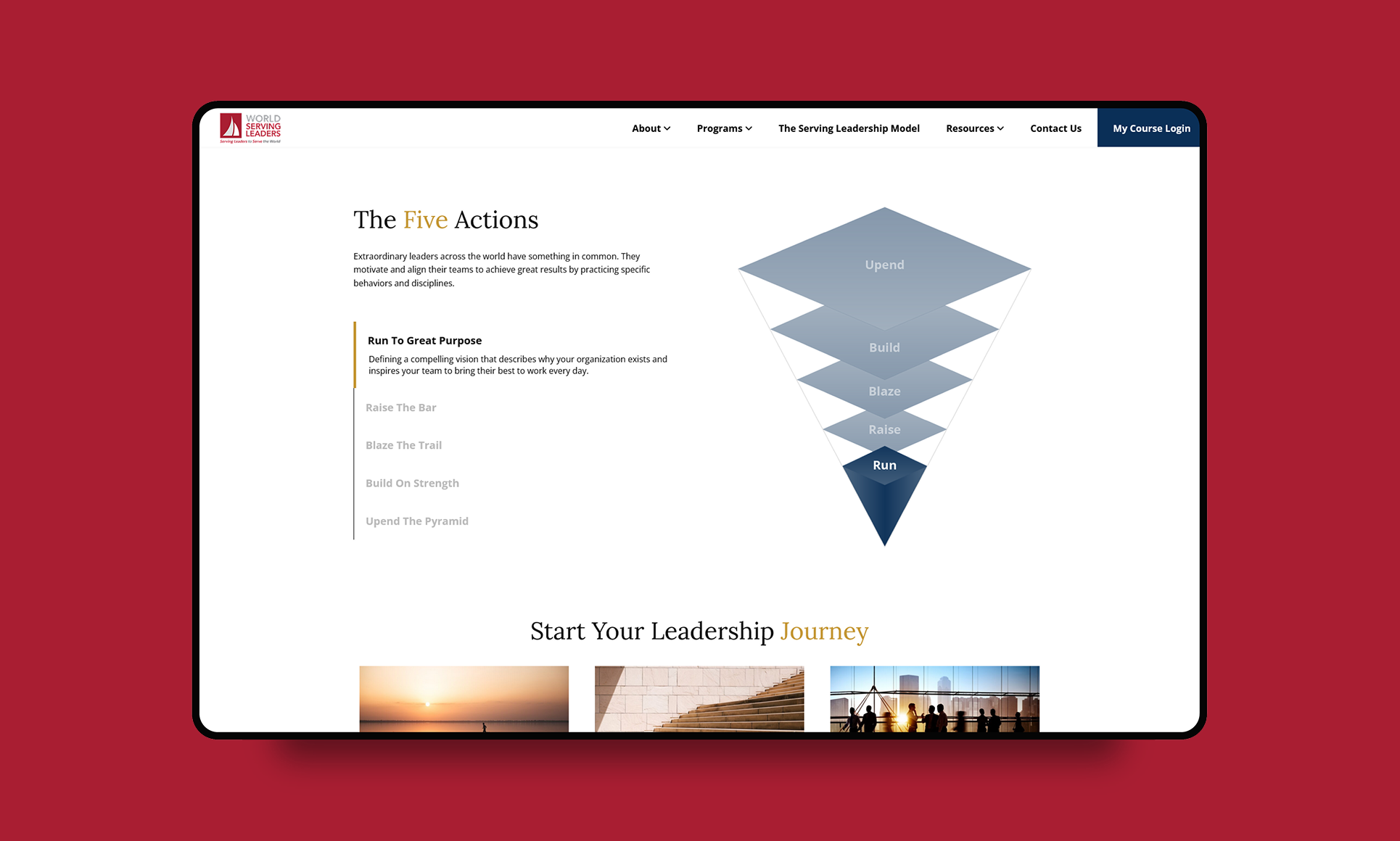 Modern web design layout showcasing Singapore's digital business solutions.
