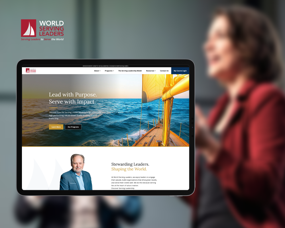 Modern web design interface concept for a Singapore web development company.